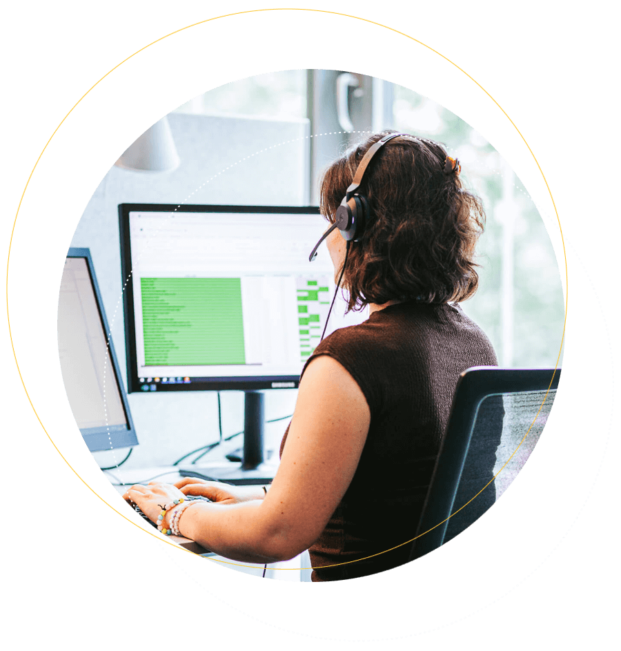 Callcenter Mitarbeiterin